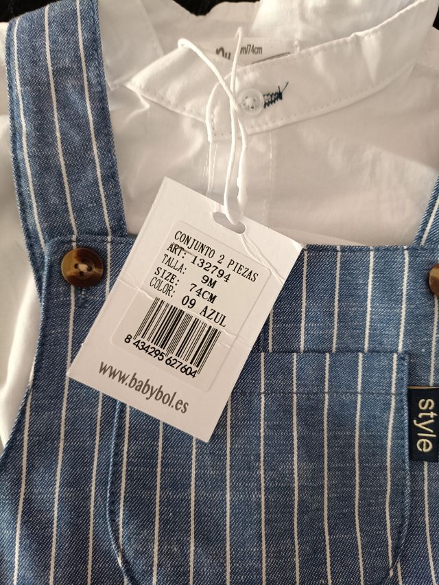 Conjunto de vestir dos piezas bebe