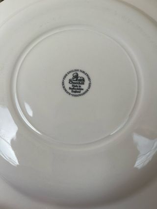 Vajilla inglesa de porcelana Churchill
