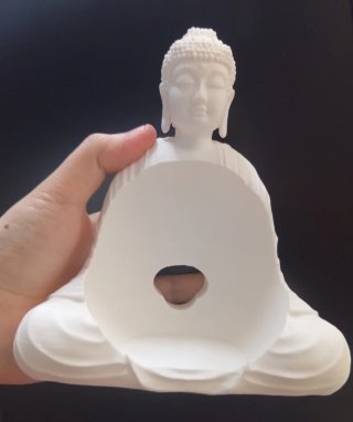 Soporte Buddha Alexa Blanco