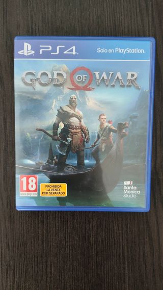 God of War PS4 2018 en su caja