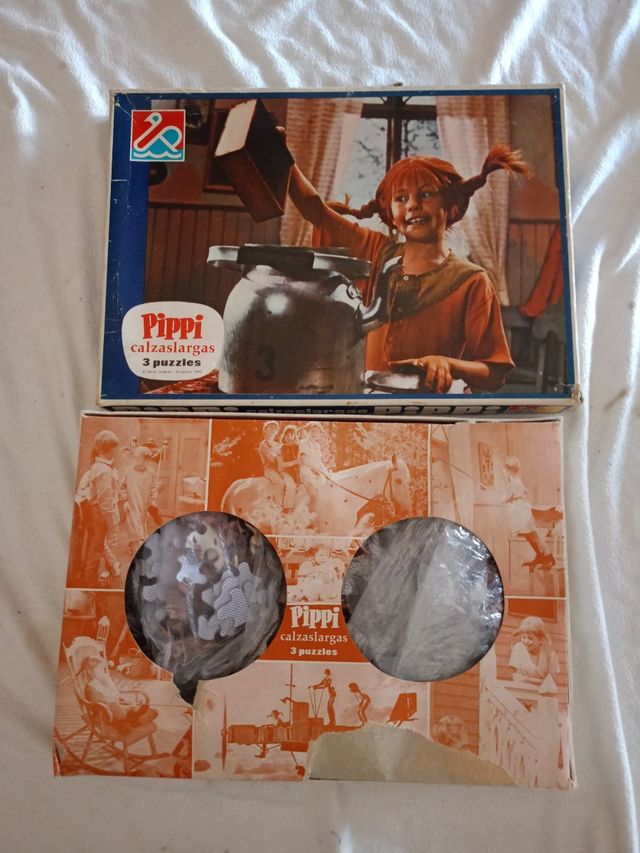 3 PUZZLE PIPPI CALZELUNGHE (1975)