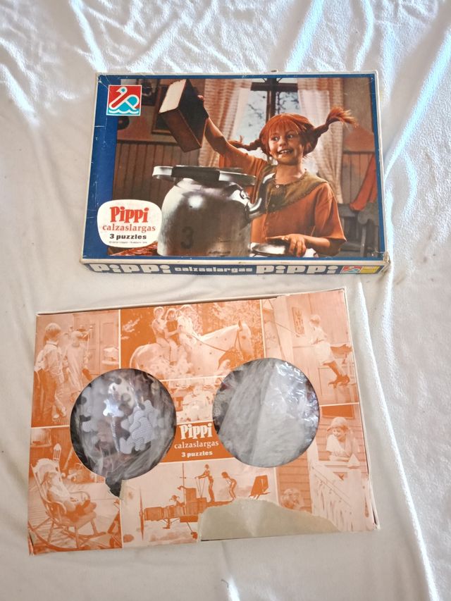 3 PUZZLE PIPPI CALZELUNGHE (1975)