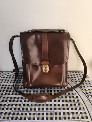 Bolso de cuero auténtico 
