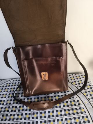 Bolso de cuero auténtico 