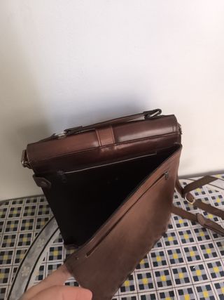Bolso de cuero auténtico 