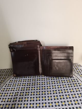 Bolso de cuero auténtico 