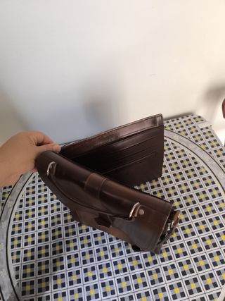 Bolso de cuero auténtico 