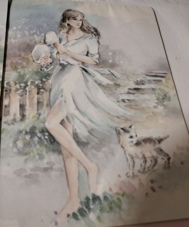 Cartas ilustradas vintage