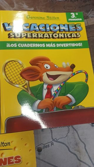 Cuadernos de vacaciones para niños Gerónimo Stilto