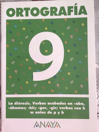 Ortografia 9 Anaya nuevo