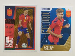 Lote cromos Lamine Yamal Eurocopa 2024 Panini