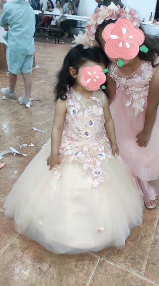 Vestido de boda gitana niña