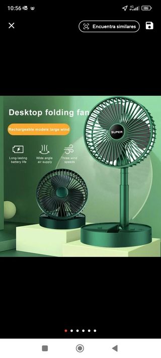 ventilador eléctrico retráctil