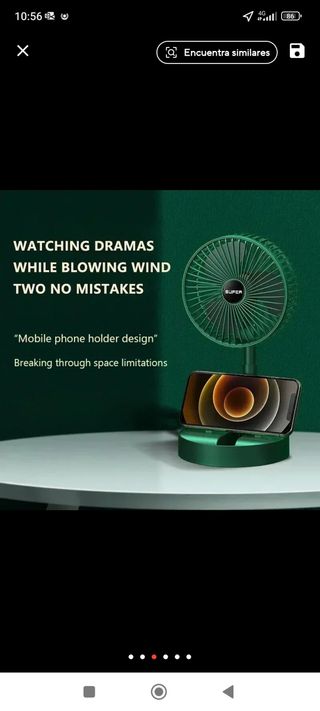 ventilador eléctrico retráctil