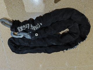 Cadena pitón reforzada moto 160cm. Anticorte