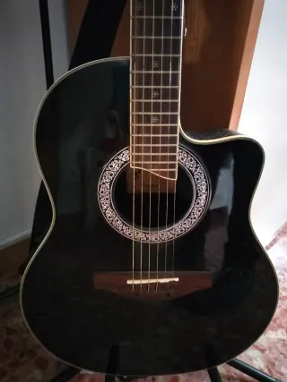 Guitarra acústica ,carbono.
