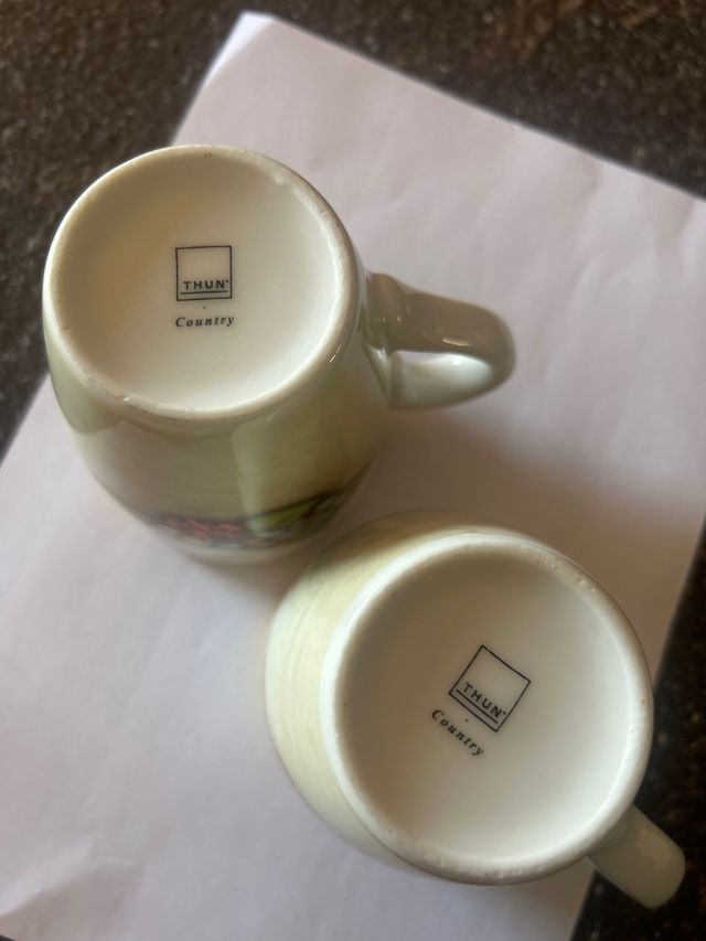 due tazze per colazione thun