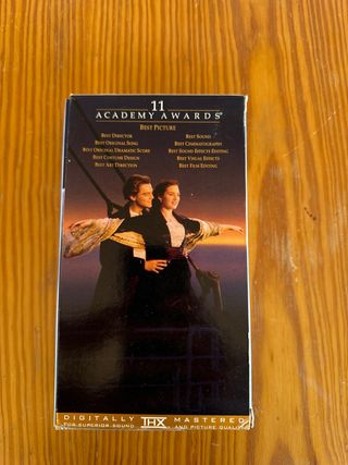 Pelicula titanic VHS ORIGINA AMERICANA INGLES