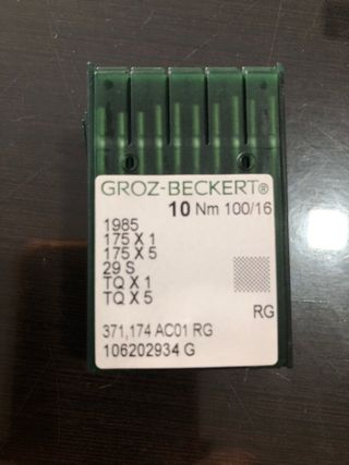 AGUJAS MAQUINAS DE COSER