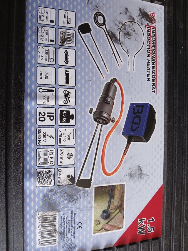 Maquina inducción calor