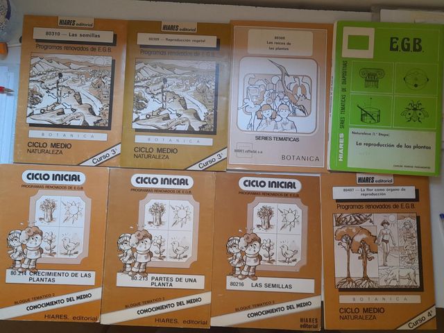 DIAPOSITIVAS NATURALEZA-BOTÁNICA EGB