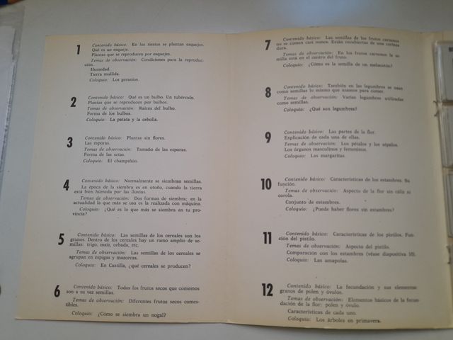 DIAPOSITIVAS NATURALEZA-BOTÁNICA EGB