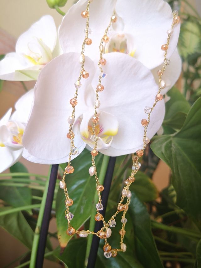 Collana all'uncinetto