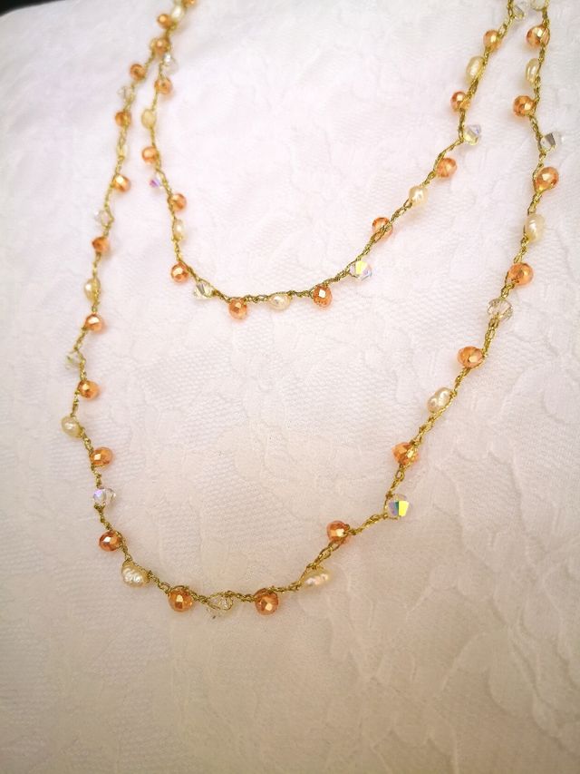 Collana all'uncinetto