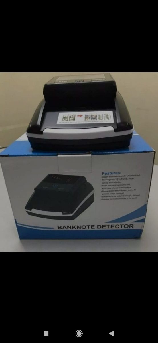 CONTADOR DE BILLETES Y DETECTOR