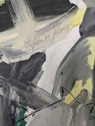 Cuadro abstracto moderno ORIGINAL grande unico