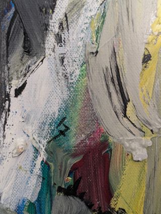 Cuadro abstracto moderno ORIGINAL grande unico