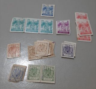 Sellos de diferentes series