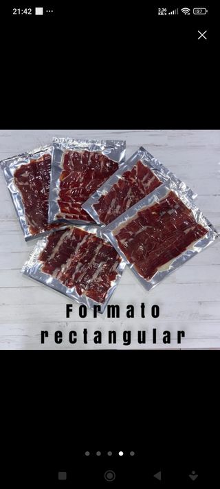 Se hace corte y envasado al vacío