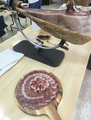 Envasado al vacío y eventos cortador de jamón