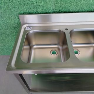 CA🍳 Fregaderos 2 Senos Iz y Escurridor