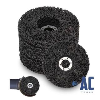 ✅ 5 Discos de radial para limpieza y pulido 115mm