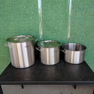 CA🍳 Ollas rectas de acero. Varios tamaños