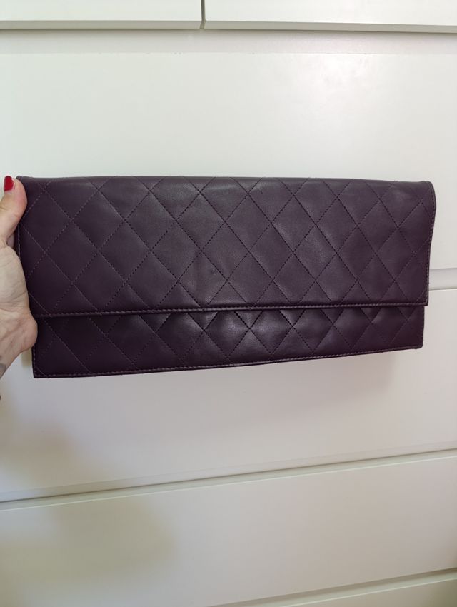 BOLSO CARTERA MORADO 