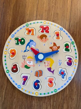 Reloj Infantil de Madera