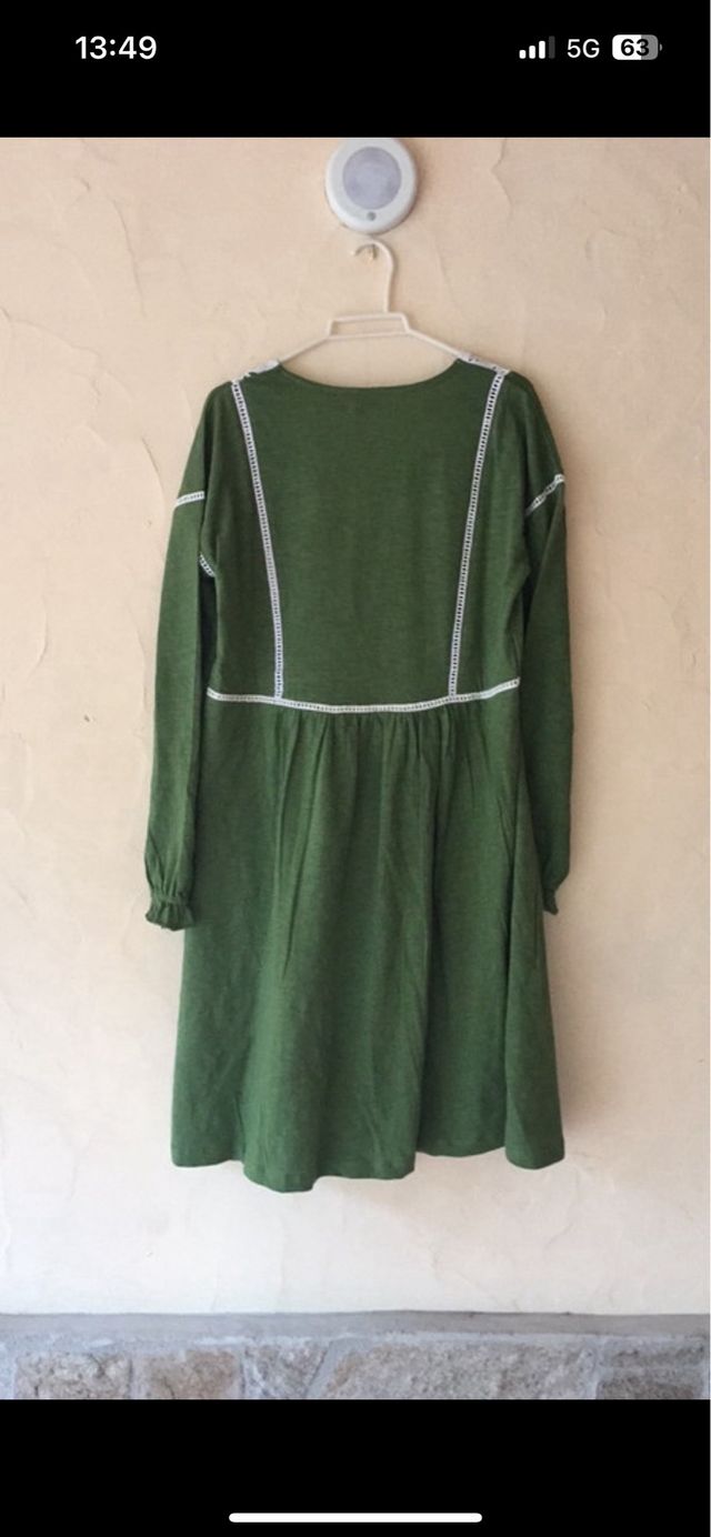 Vestido de algodon talla M