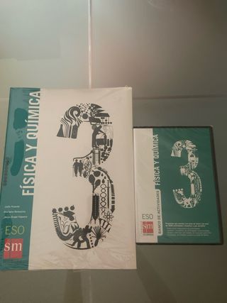 Set de libro de Física y Química de 3ºESO + CD
