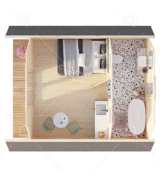 Se venden casas de madera