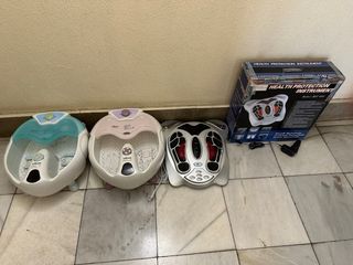 Hidromasaje para pies con infrarrojos.