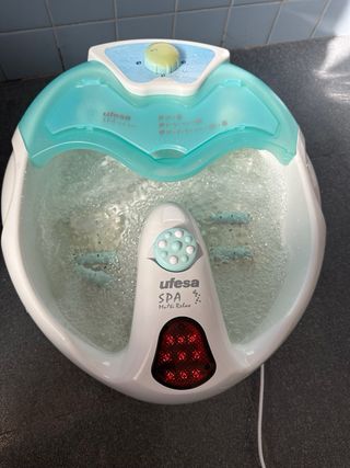 Hidromasaje para pies con infrarrojos.