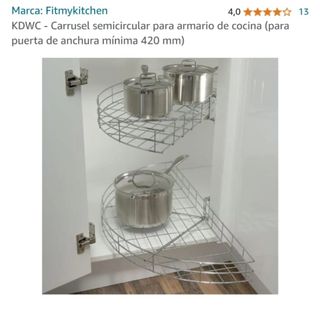 Estantería giratoria rinconera de cocina