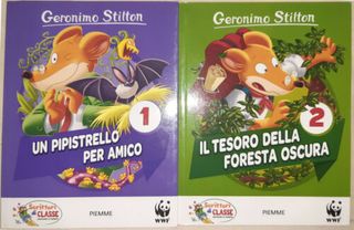 LIBRI GERONIMO STILTON 1 E 2 (2 VOLUMI)
