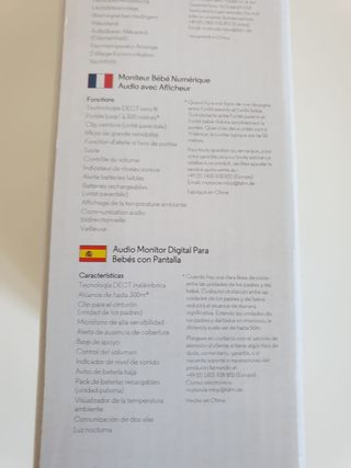 Vigilabebés monitor de audio