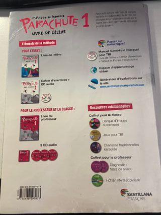 Libro francés 1 ESO