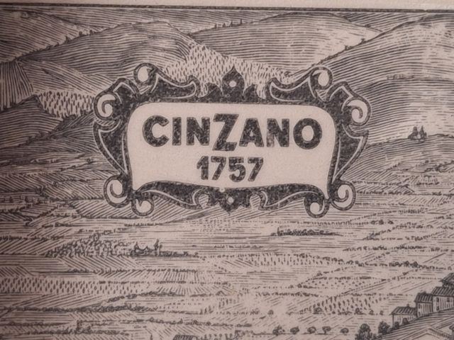 Posacenere portacenere Cinzano 