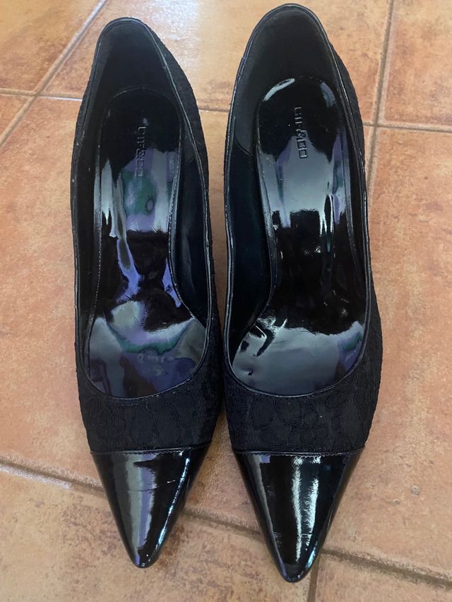 Zapatos fiesta negros número 37